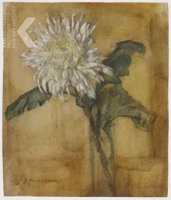 Crisantemo in un vaso tubolare c. 1899 - Kunstmuseum Den Haag, L'Aia